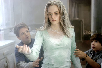 a frozen Kristen Stewart & Josh Hutchinson - Zathura