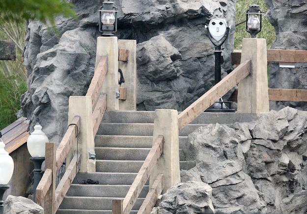 Part of the set for Zookeepers in Franklin Park Zoo
