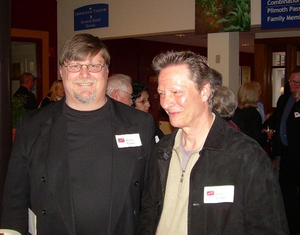 Chris Cooper with Roland Hansen of Delta Films