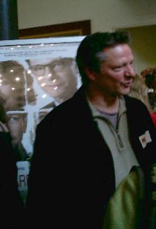 Chris Cooper chatting with fans at Plymouth Plantation