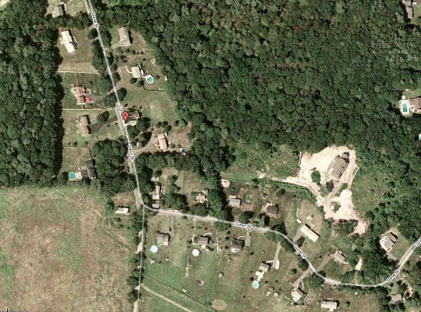 Cuve Street in Bridgewater - the site of plane crash in Wichita