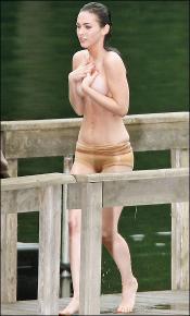 Megan Fox goes skinny dipping on the set of Jennifer's Body