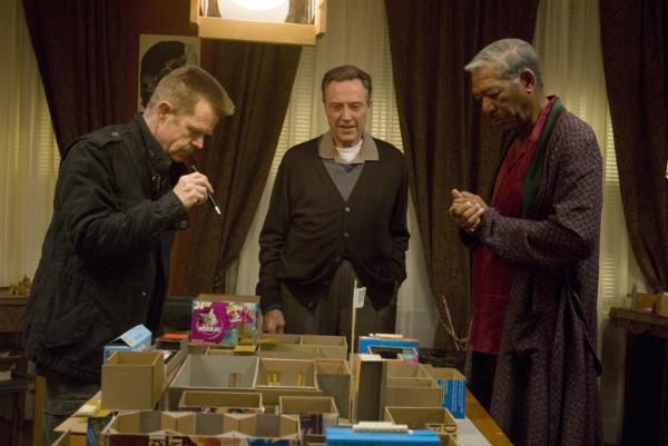Morgan Freeman, Christopher Walken, William H. Macy plan their Maiden Heist