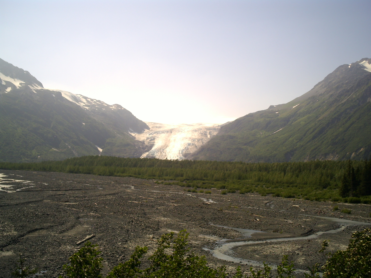 Exit Glacier from miles away