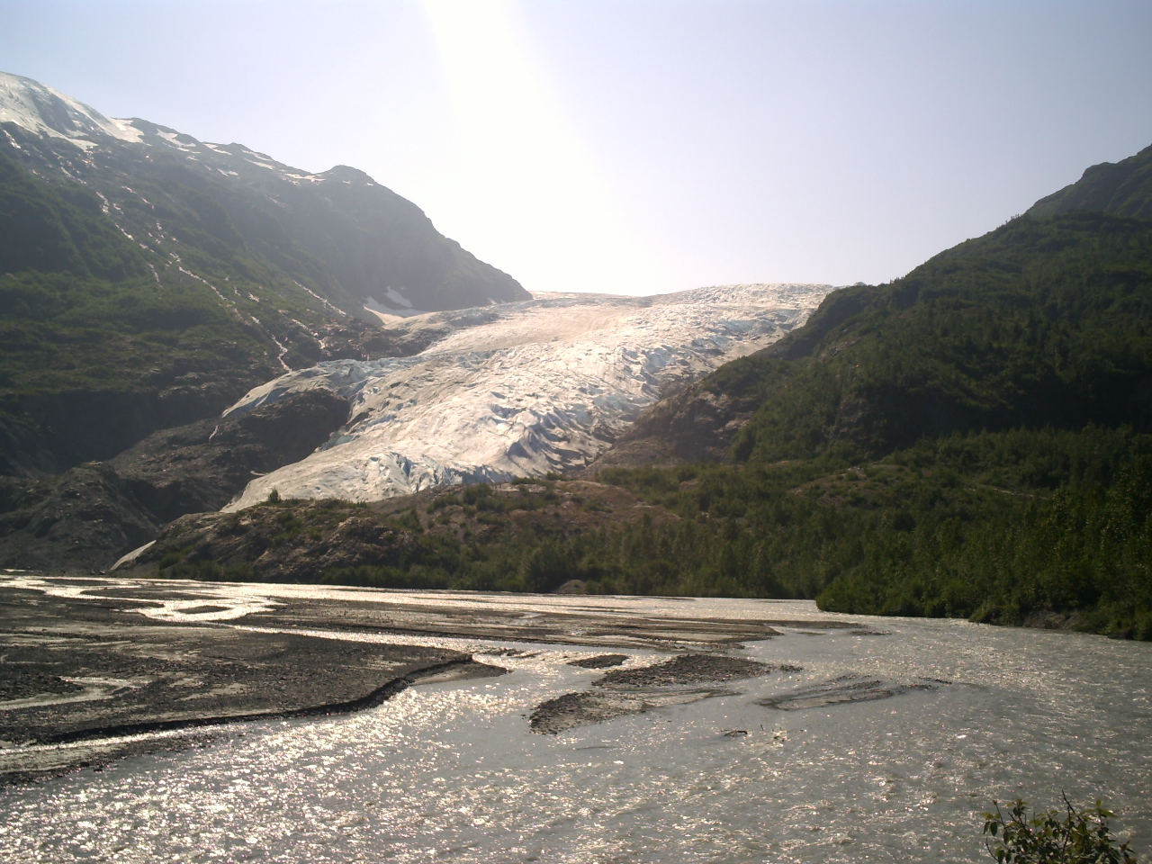 Exit Glacier and river runoff