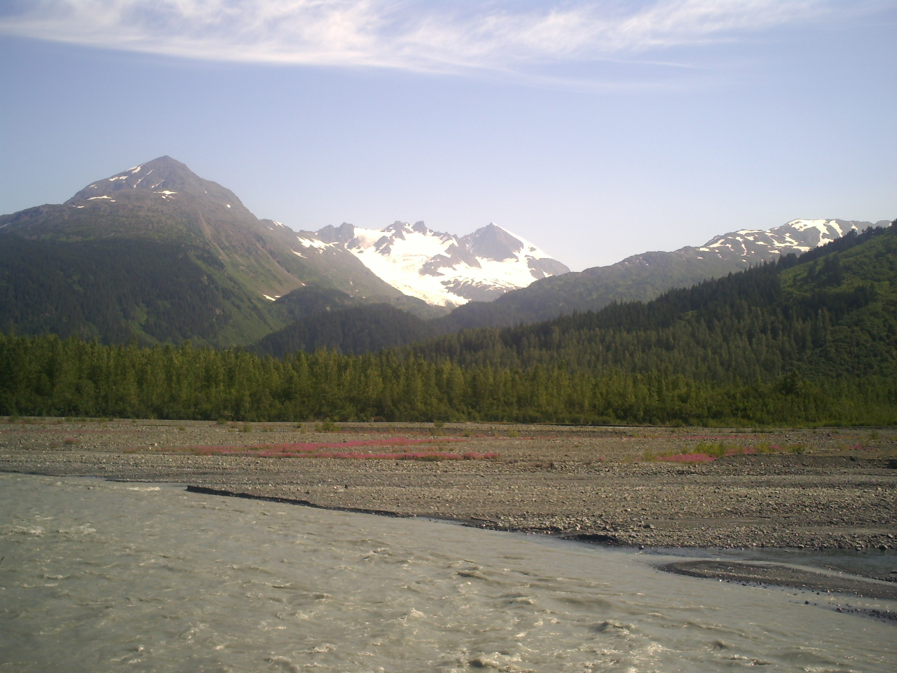 Cirque glacier in Alaska