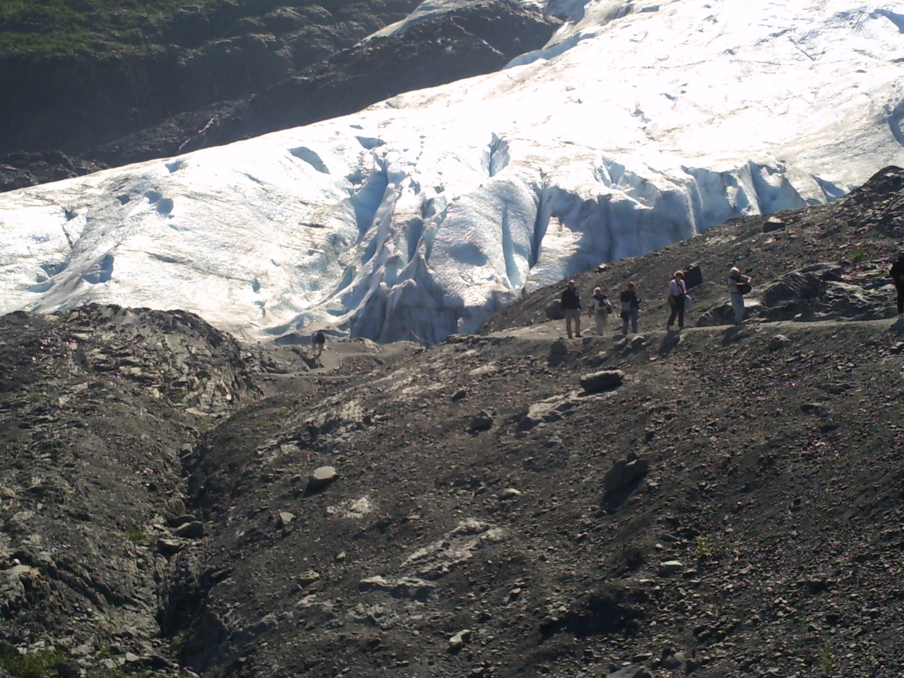 Approaching Exit Glacier
