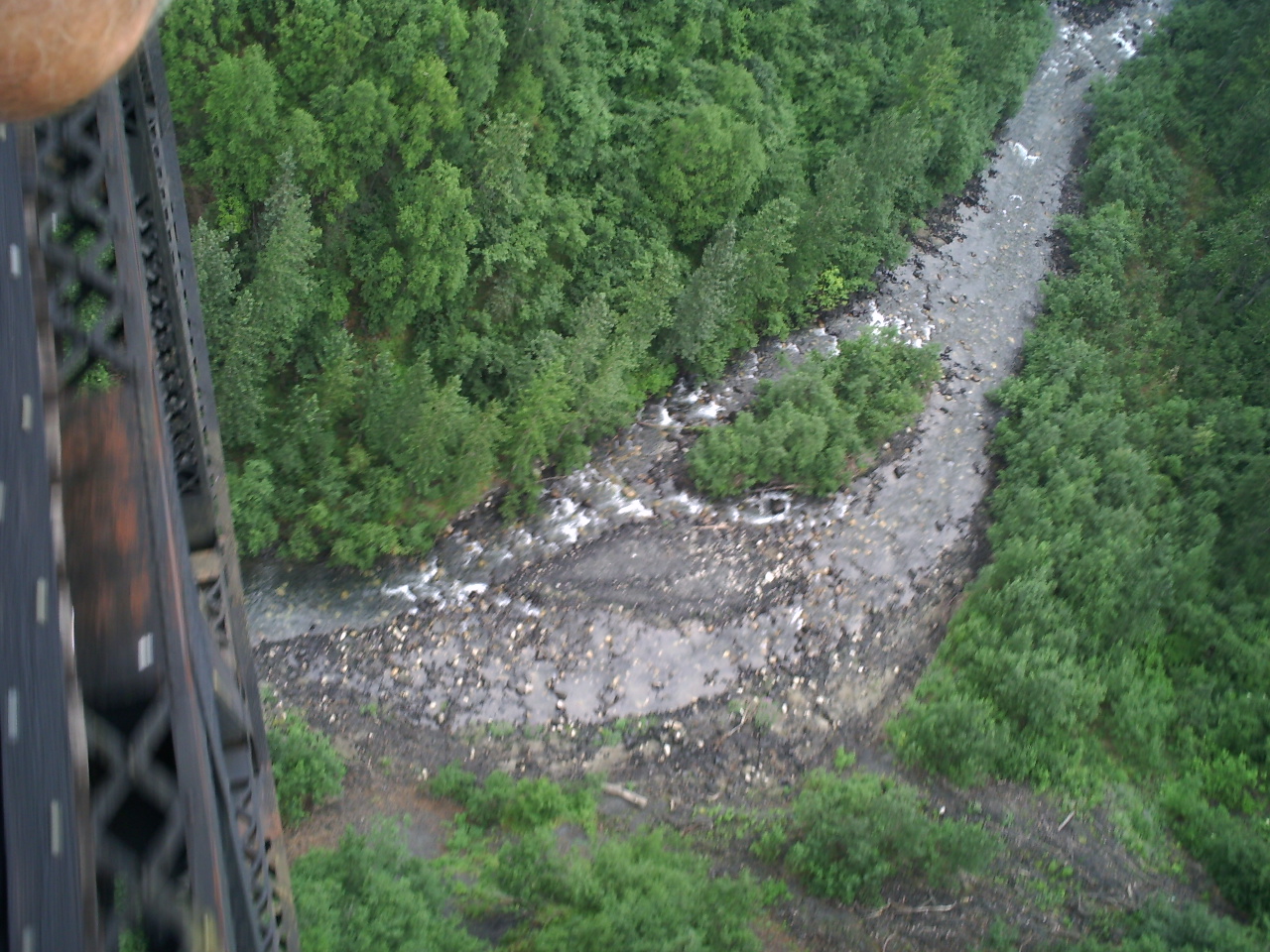 Lookign down into Hurricane Gultch