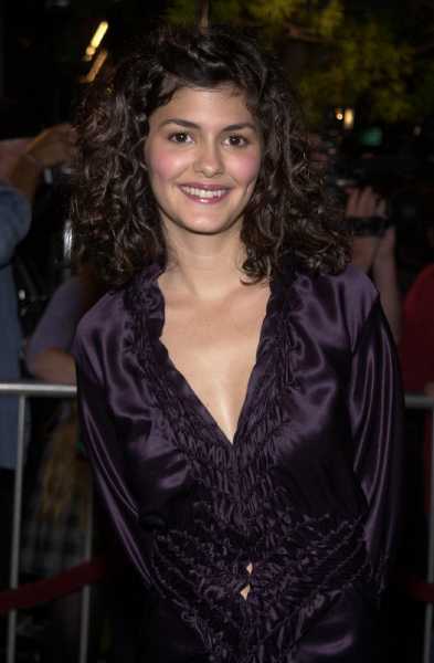Audrey Tautou - black ruffles