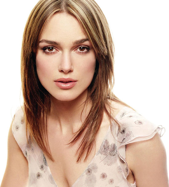 Keira Knightly - pink print dress