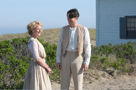 Mamie Gummer and Tom Wisdom on Cape Cod in The Lightkeepers