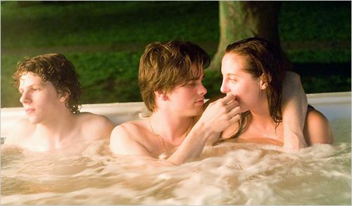 Education of Charlie Banks - Jesse Eisenberg - hot tub scene