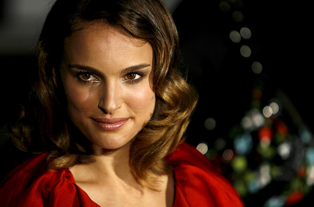 Natalie Portman in red top